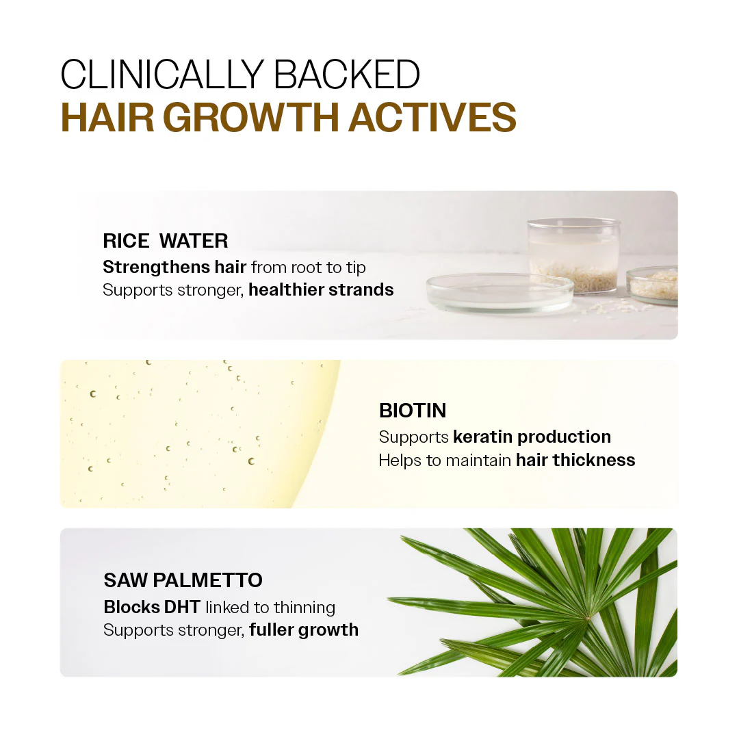 Advanced Hair Growth Serum Roll-On with Redensyl, Rosemary & Rice Water- 25 ml | Pack of 2 - Image 7