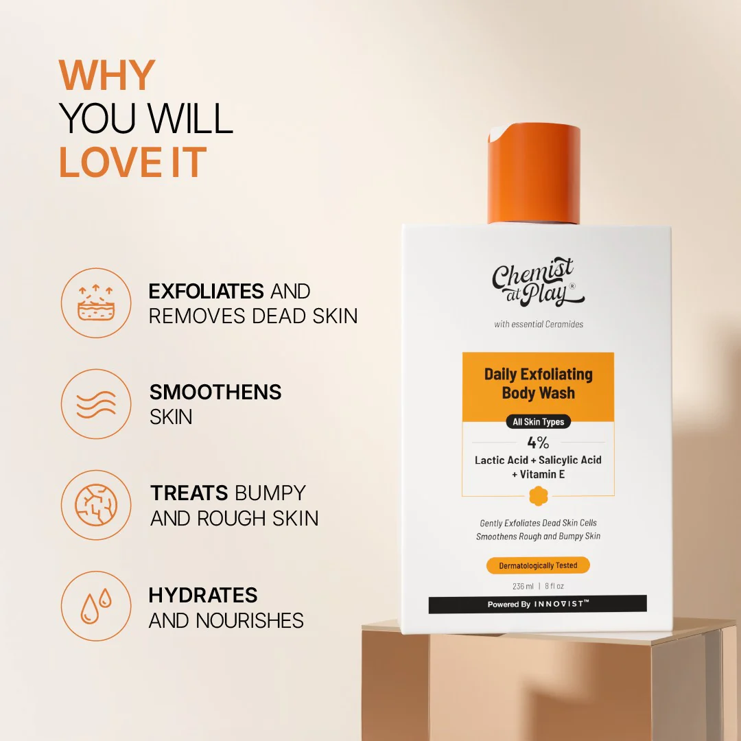 Anti-Dandruff Shampoo (250 ml) & Exfoliating Body Wash (236 ml) Combo - Image 4