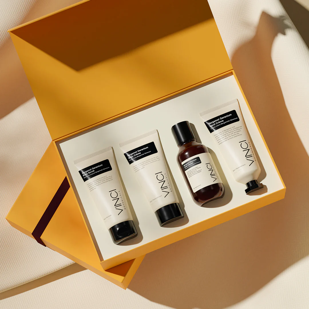 Bergamot Geranium Bath and Body Quad Set - Image 2