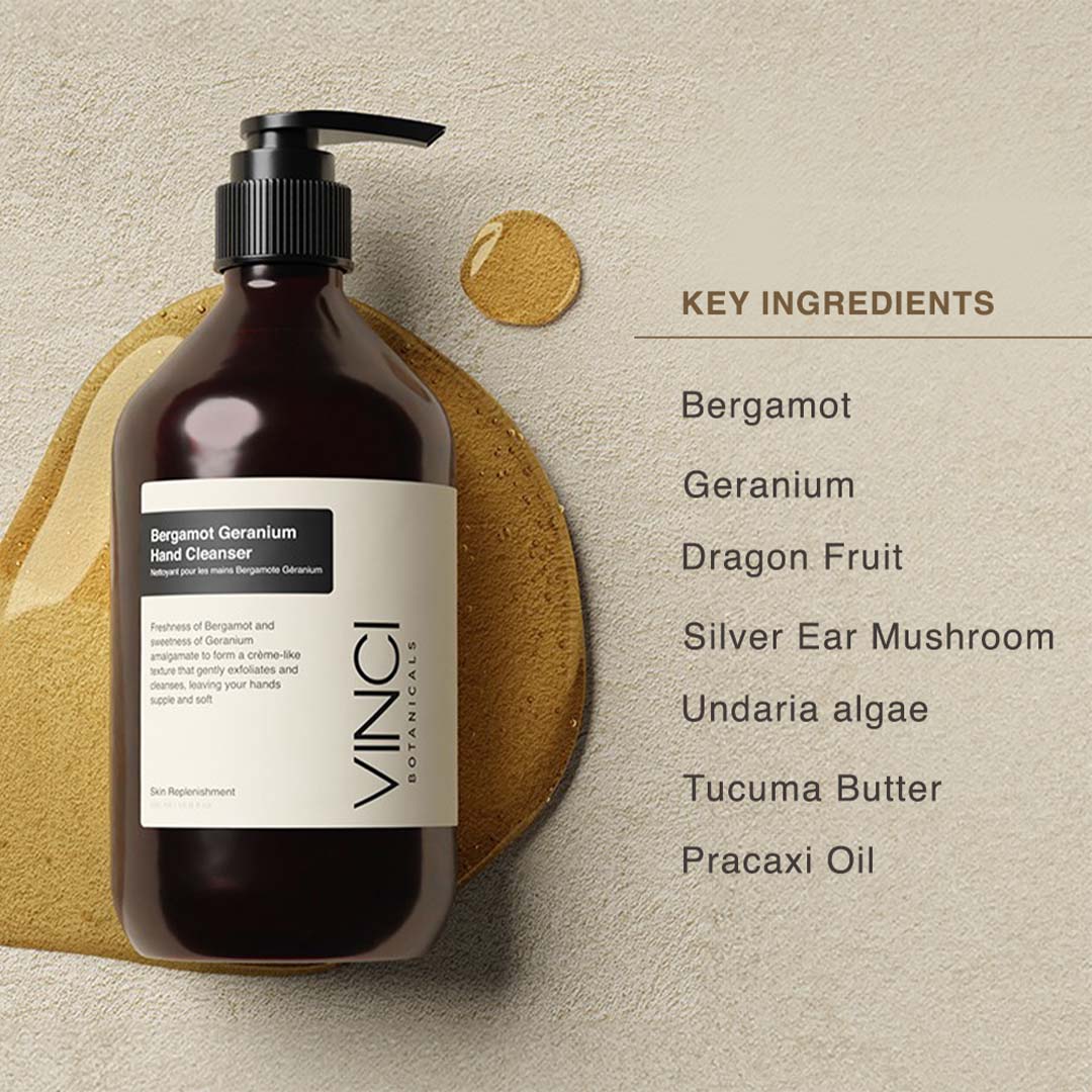 Bergamot Geranium Hand Cleanser | 500ml - Image 2