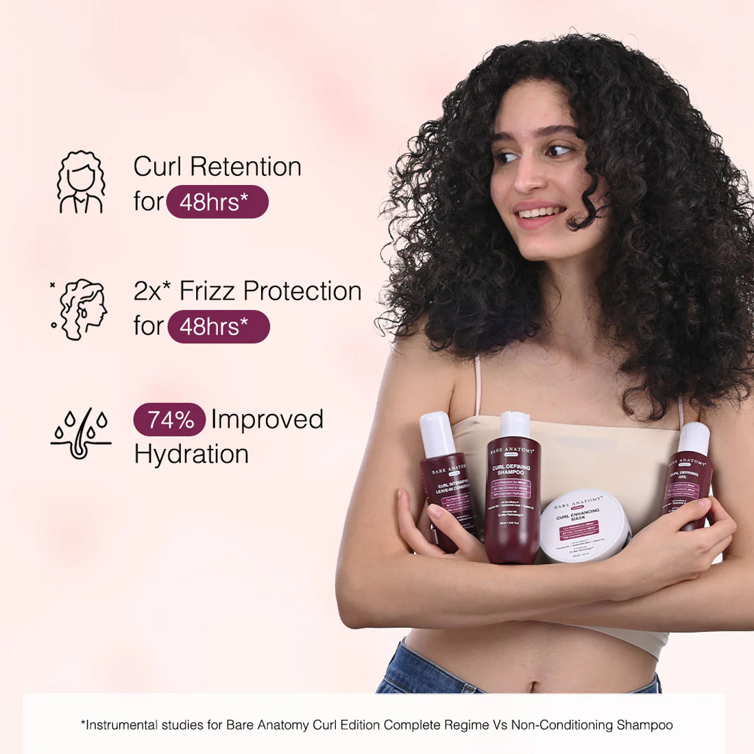 Curl Defining Kit (Shampoo - 250 ml | Hair Mask - 250 gm) - Image 3