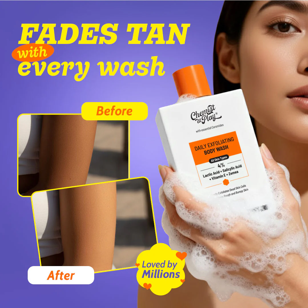 Exfoliating Body Wash with Lactic Acid & Salicylic Acid - 236 ml | Pack of 3 - Image 3
