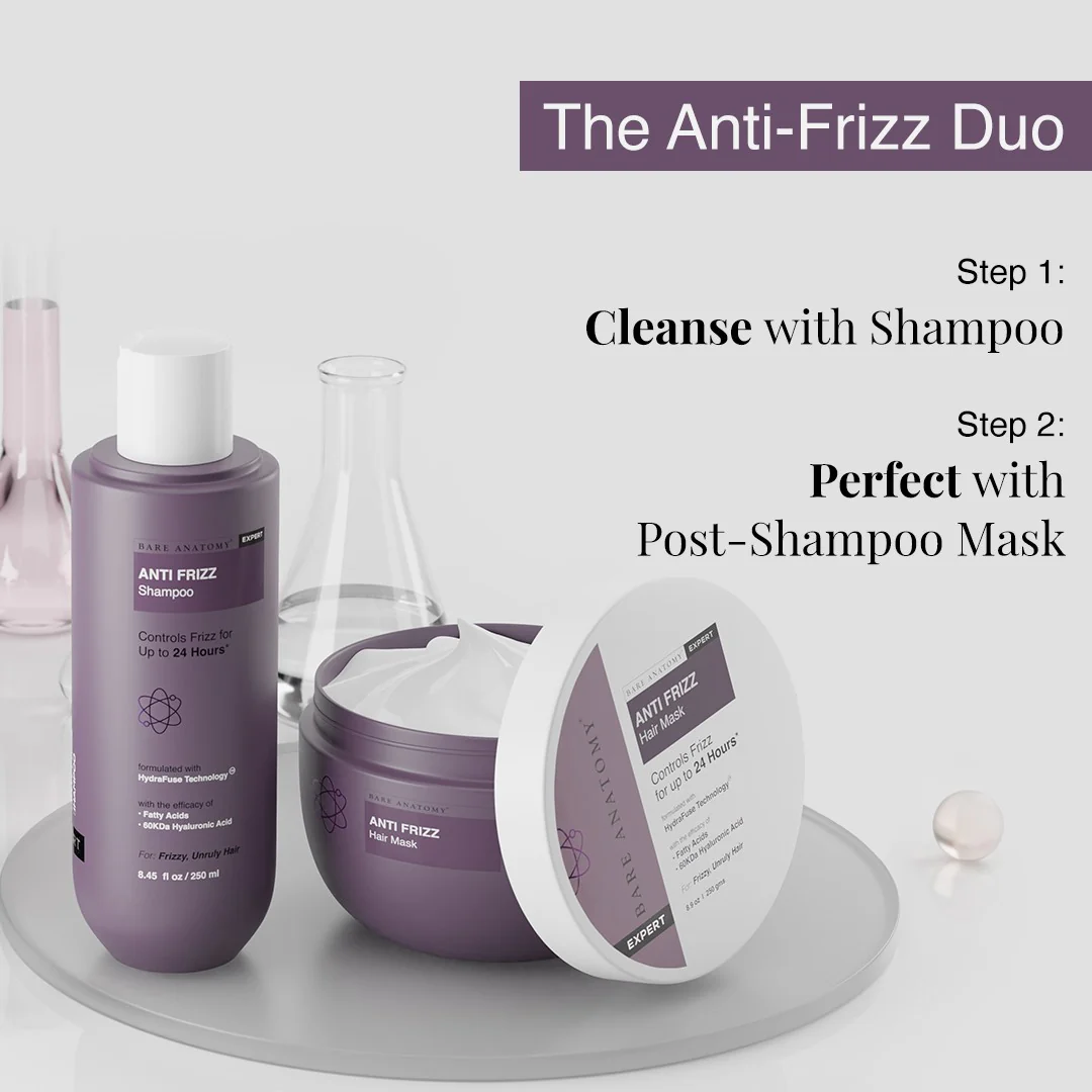Anti-Frizz Hair Mask with Hyaluronic Acid for frizzy hair- 250 gm - Image 6