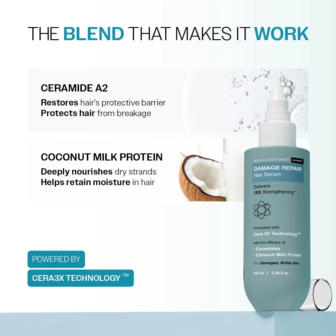 Damage Repair Hair Serum for Dry & Damaged Hair | Men & Women- 100 ml - Image 5