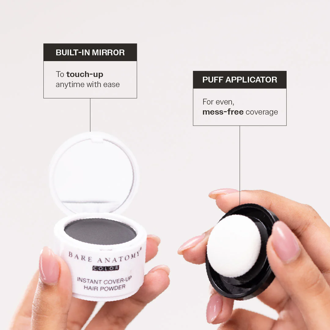 Instant Hair Cover-Up Powder (Black Color) - 4g - Image 9