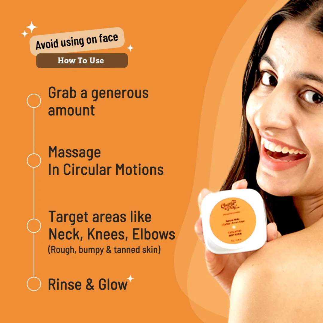 Oh-so-smooth Trio (Exfoliating Body Scrub - 75 gm) | Exfoliating Body Wash - 236 ml | AHA Body Lotion - 236 ml) - Image 3