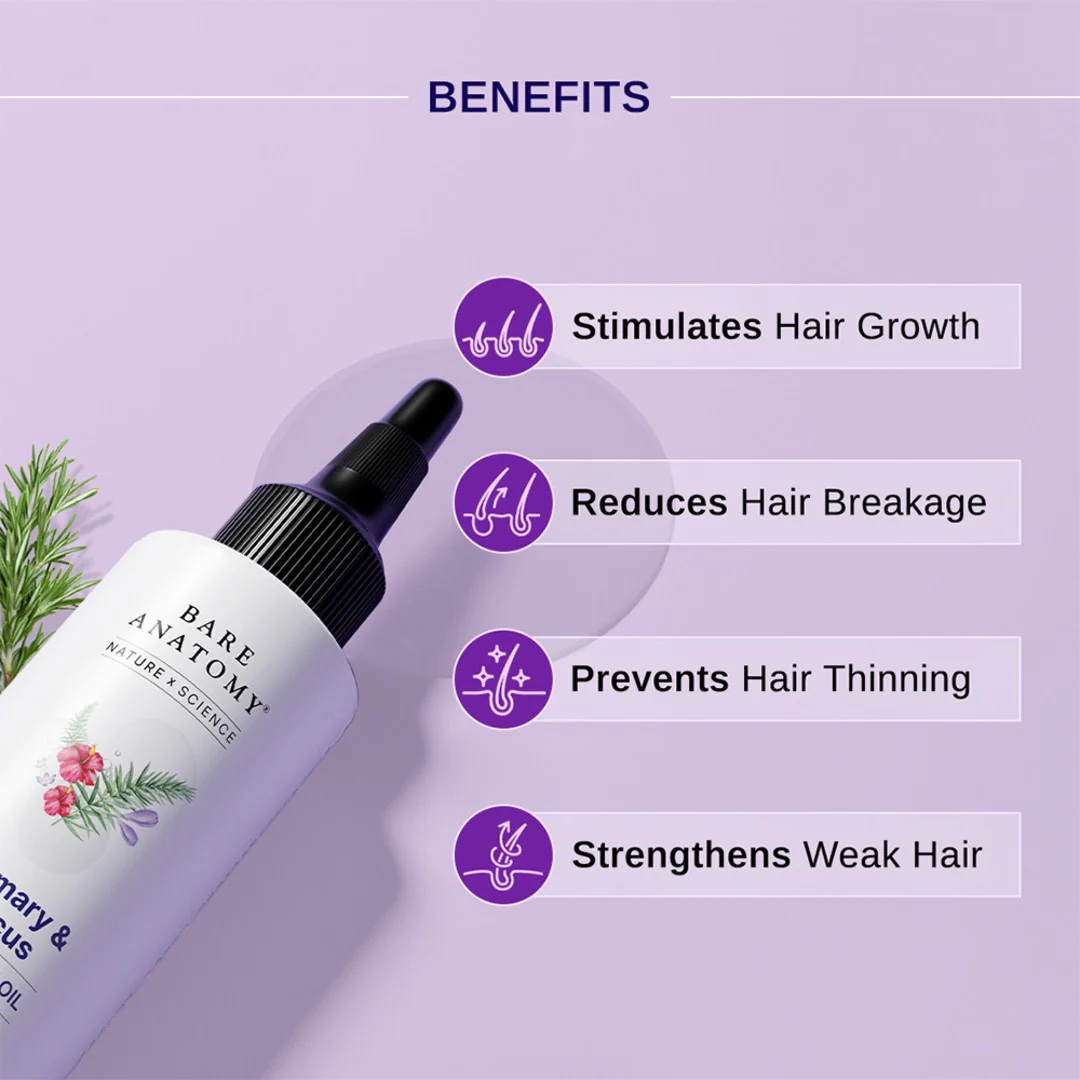Rosemary & Hibiscus Hair Growth Oil - 100 ml - Image 5